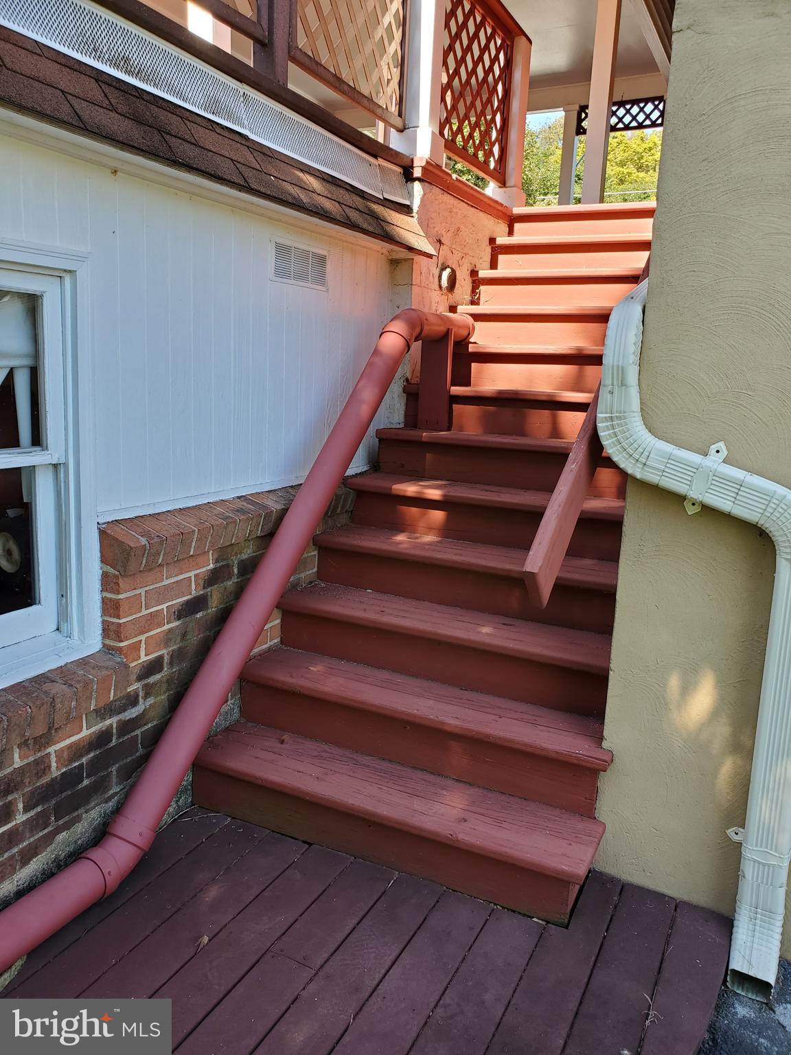 1035 Round Hill Road Winchester, VA 22602 - Photo 34 of 35 stairs leading down to backyard