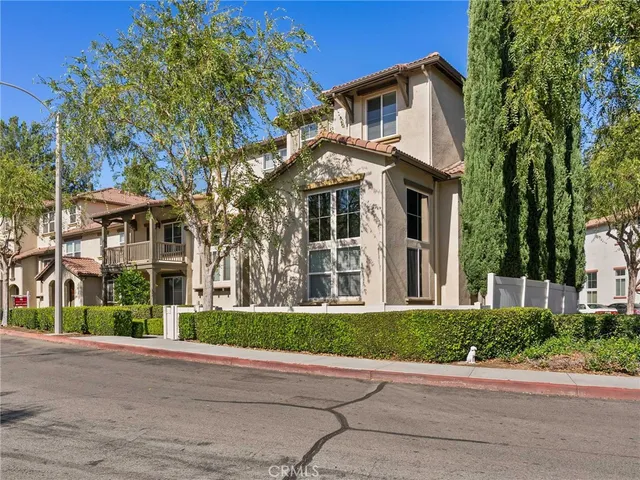 front view of a house with a street