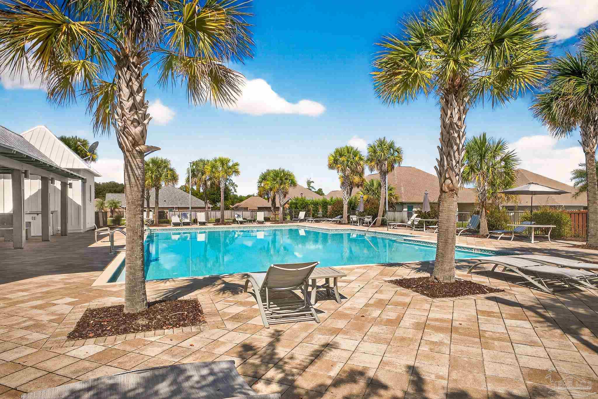 8056 Stream Ridge Road Pensacola, FL 32526 - Photo 58 of 71 a view of a yard with a patio