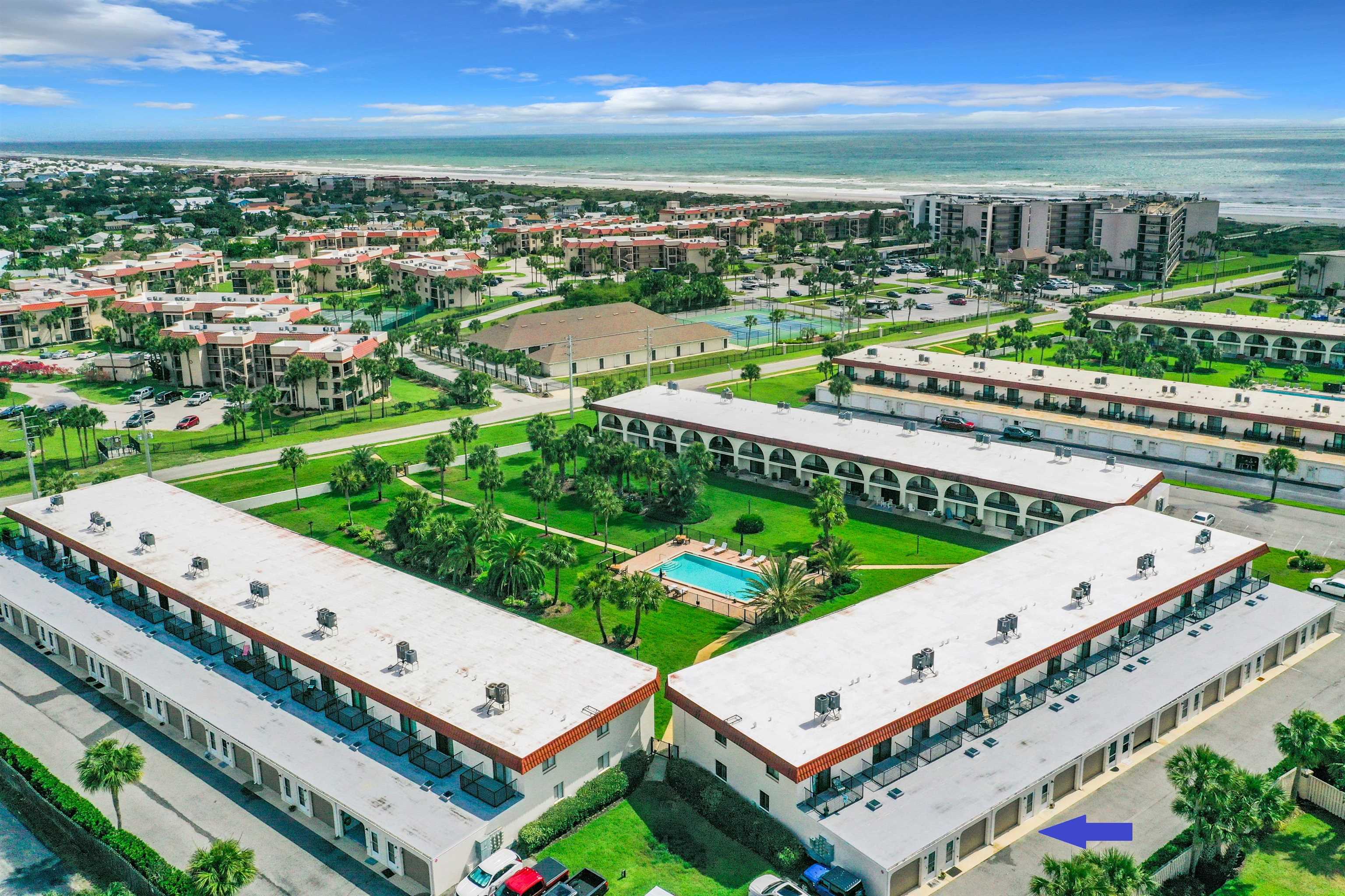 a view of a city from a terrace