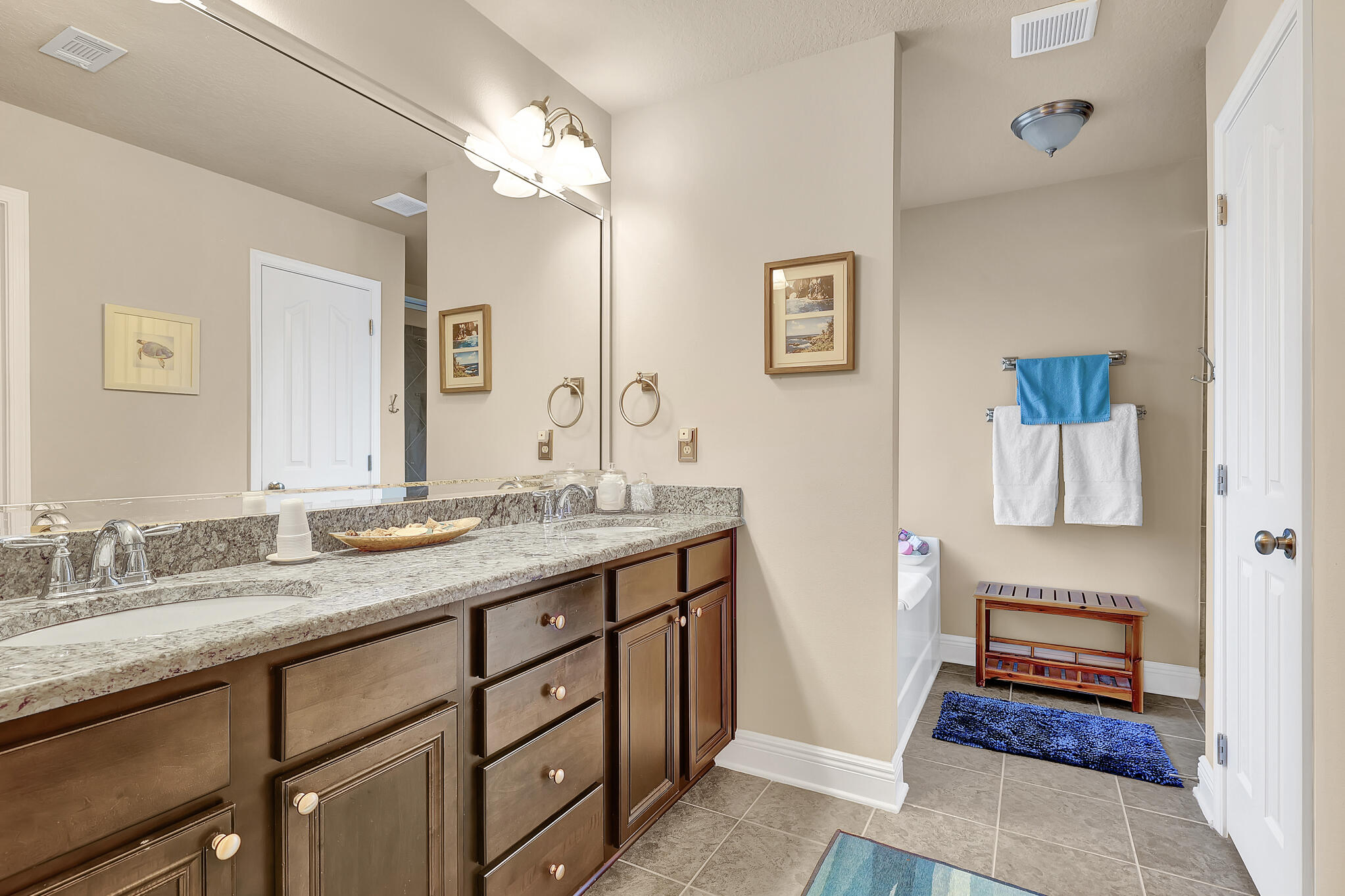 281 Water Oaks Loop Santa Rosa Beach, FL 32459 - Photo 23 of 38 Master Bedroom Dual Vanities