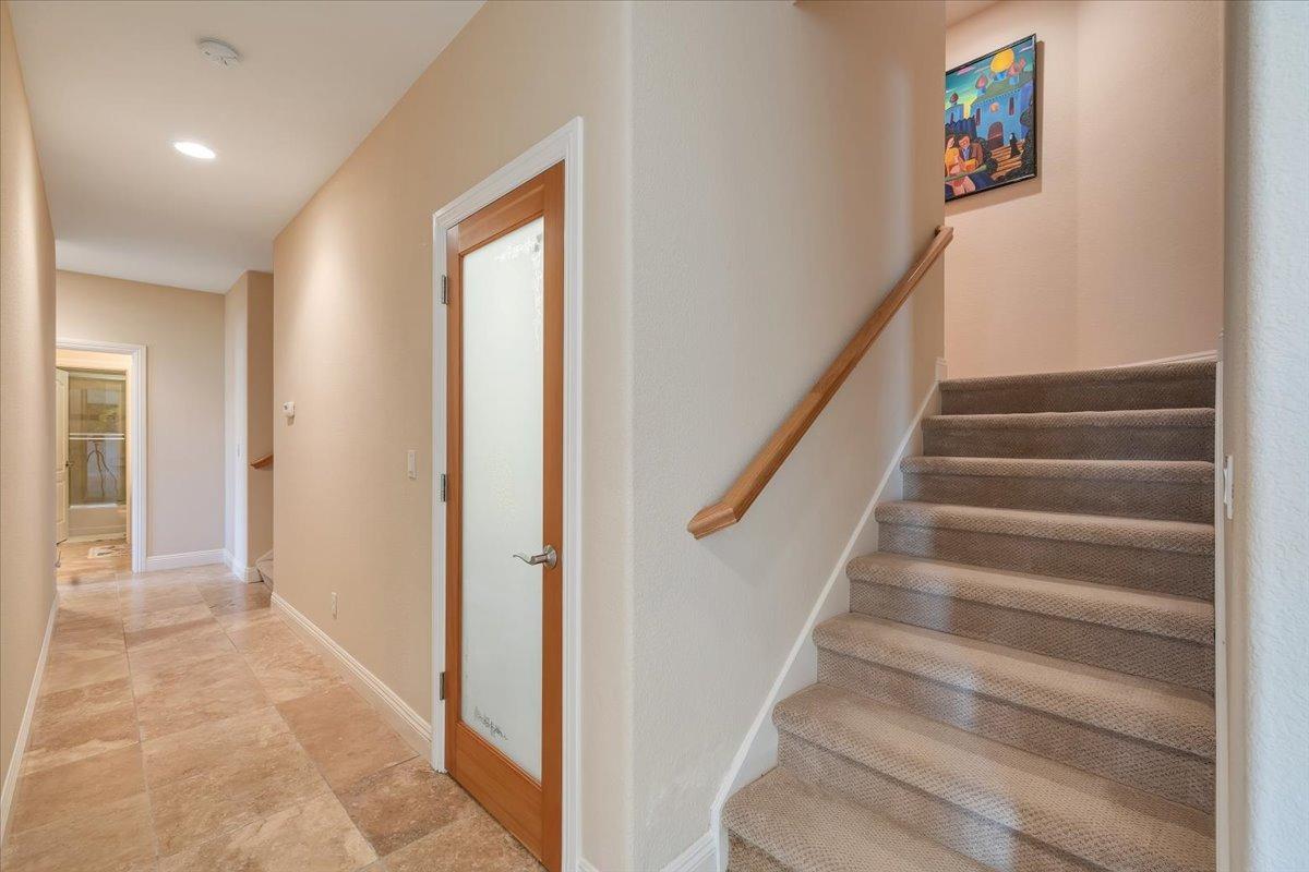 78 Aphrodite Court Copperopolis, CA 95228 - Photo 53 of 98 Head down to the lowest level. Large closet would make the perfect wine storage room.