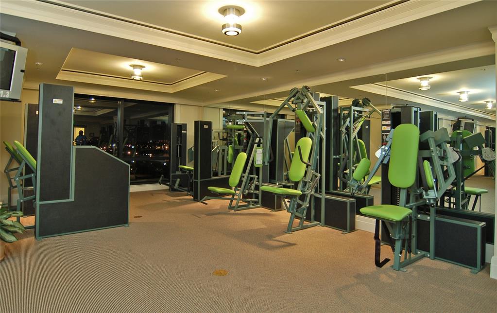 50 Central Avenue, Unit 14B Sarasota, FL 34236 - Photo 63 of 69 a view of a room with gym equipment