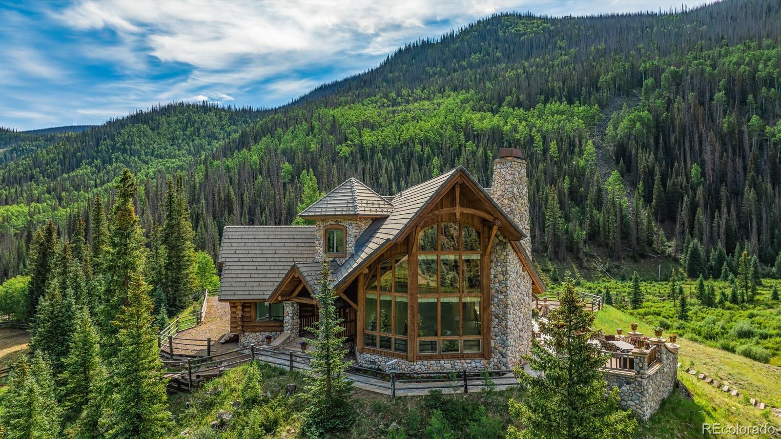 2418 Forest Road Creede, CO 81130 - Photo 2 of 50 a aerial view of a house