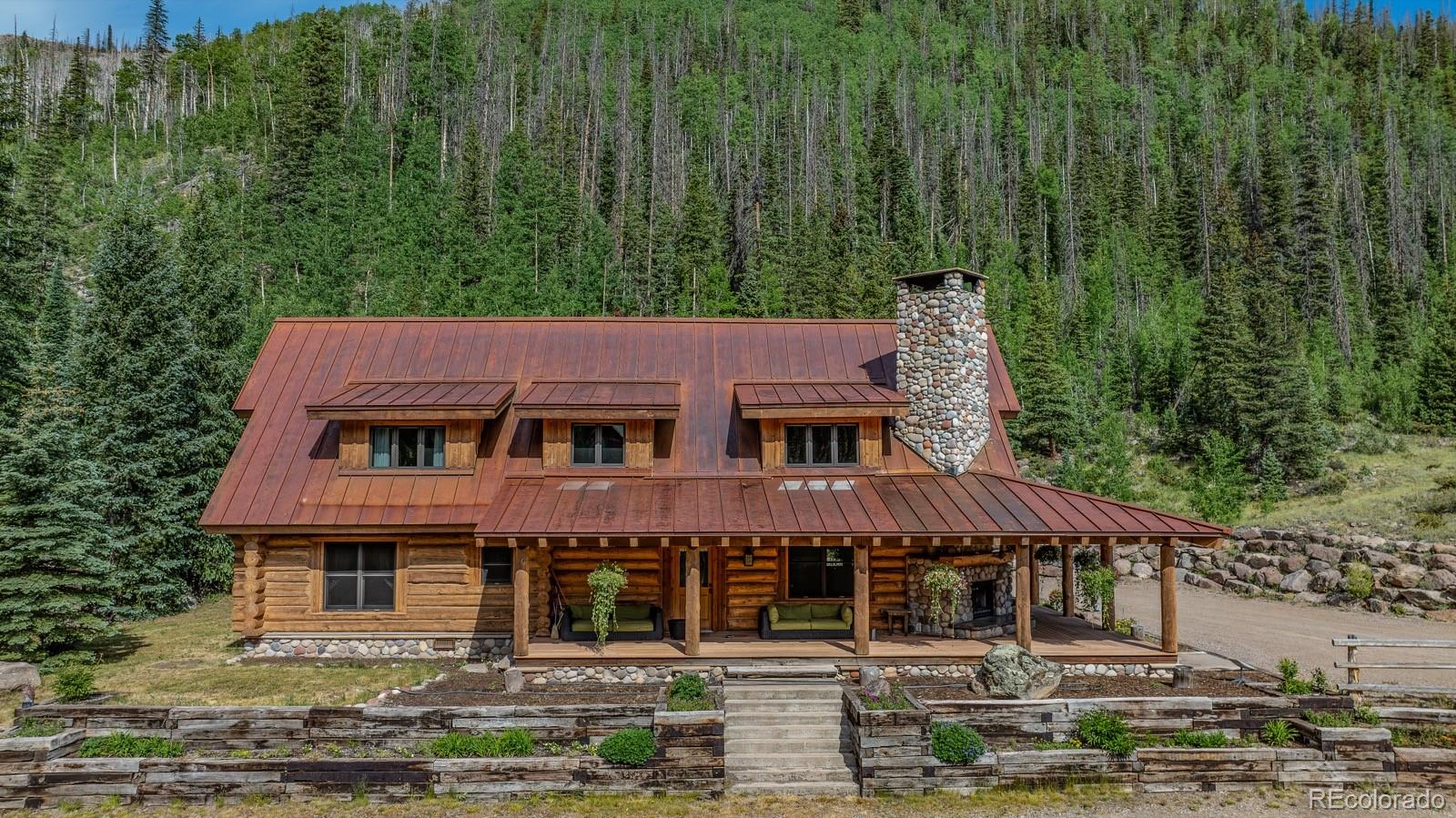 2418 Forest Road Creede, CO 81130 - Photo 27 of 50 a aerial view of a house