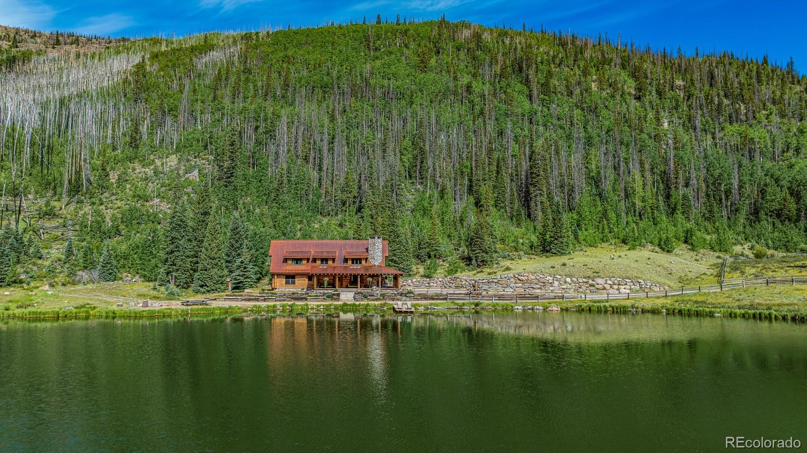 2418 Forest Road Creede, CO 81130 - Photo 28 of 50 a view of lake with green space