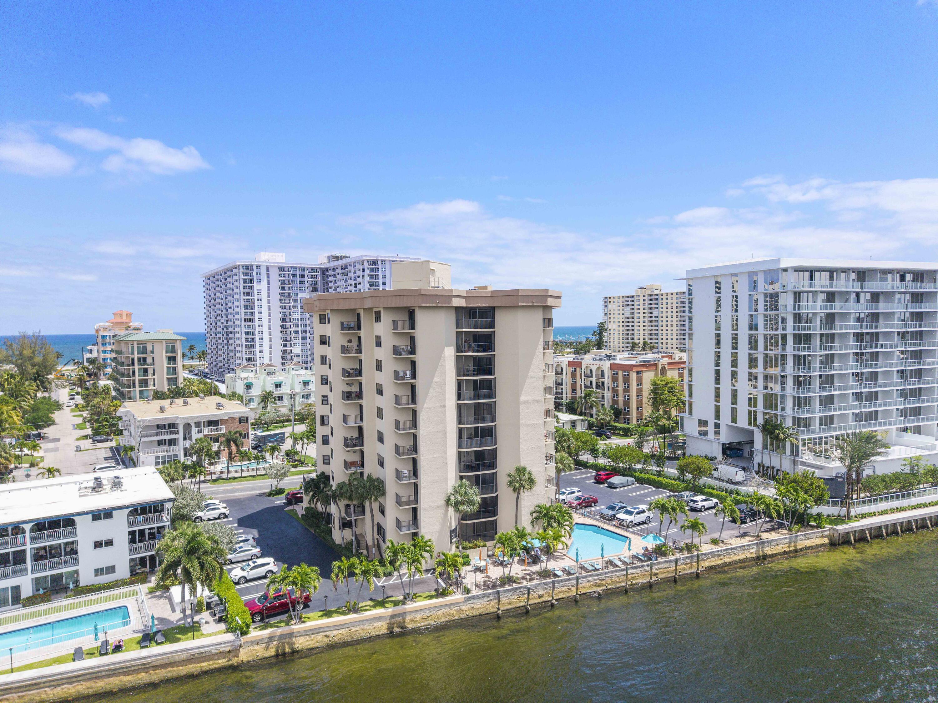 501 North Riverside Drive, Unit 203 Pompano Beach, FL 33062 - Photo 33 of 35 a view of city with tall buildings
