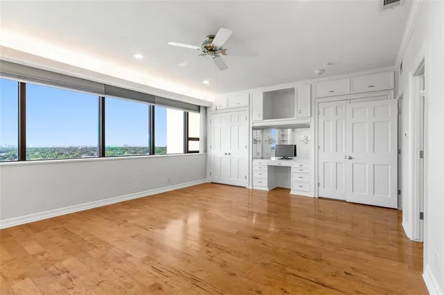 a view of a city from a window