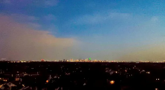 a view of an empty room with a sliding door