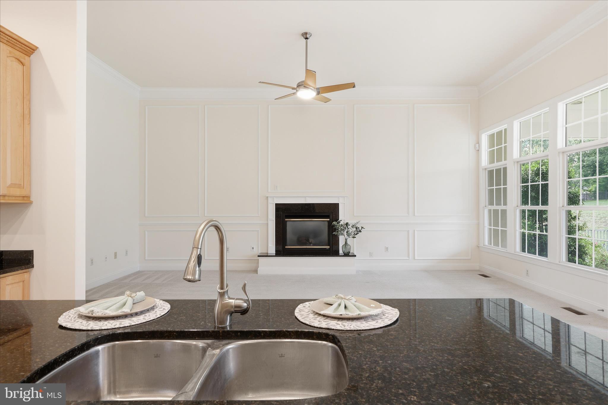 8277 Roxborough Loop Gainesville, VA 20155 - Photo 15 of 84 Kitchen/Family Room 12ft Ceilings
