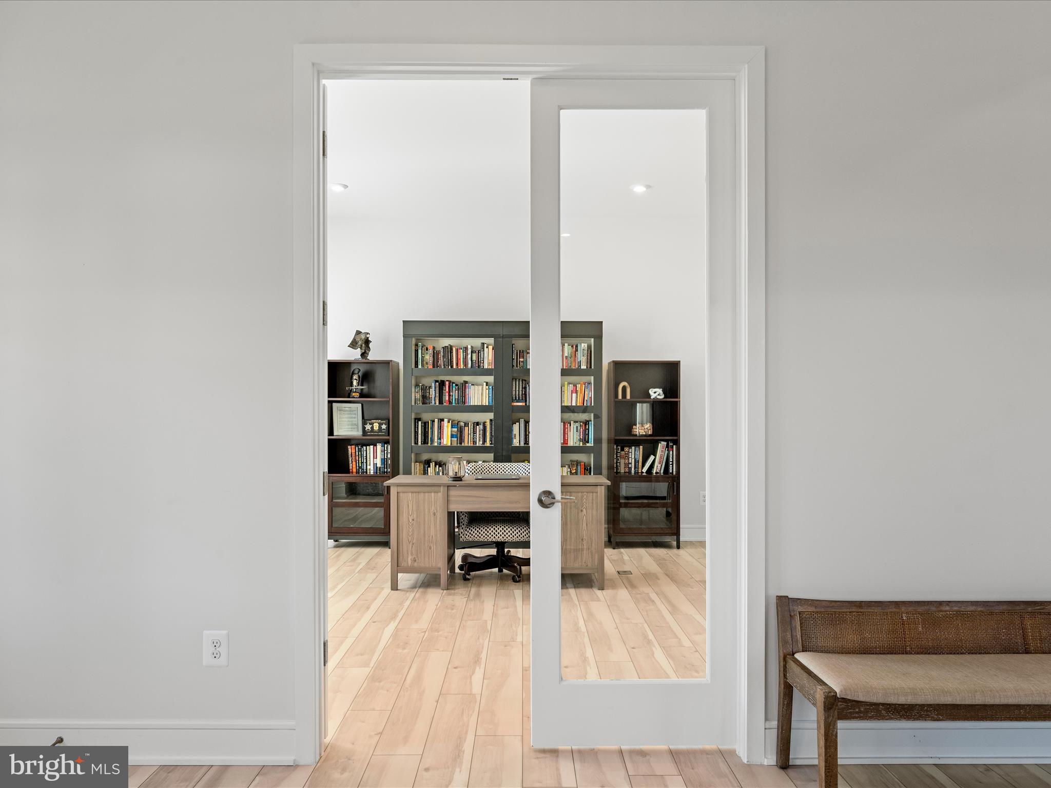 38906 Rumely Way Waterford, VA 20197 - Photo 17 of 99 a view of workspace with a bookshelf