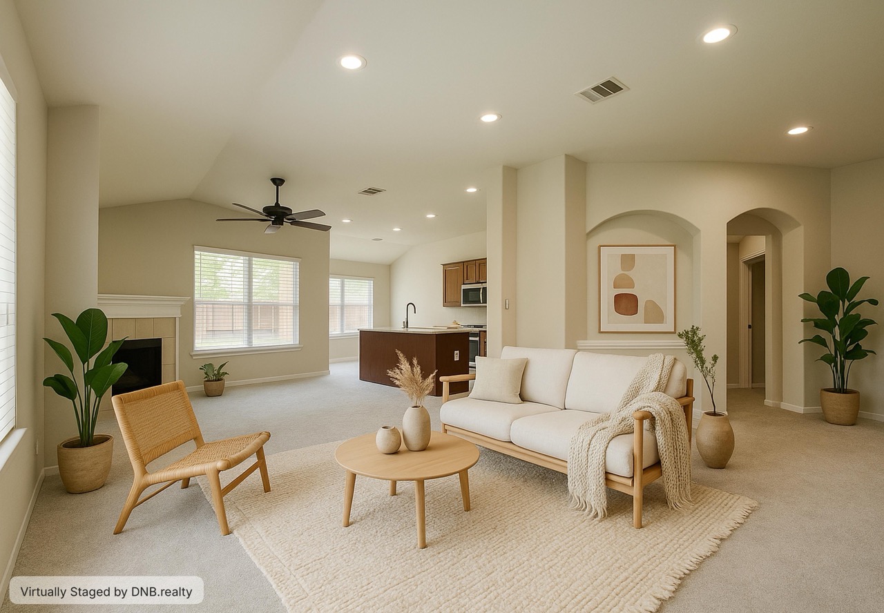 18704 Silent Water Way Pflugerville, TX 78660 - Photo 5 of 14 a living room with furniture and a large window