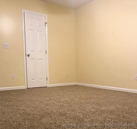 an empty room with an entryway