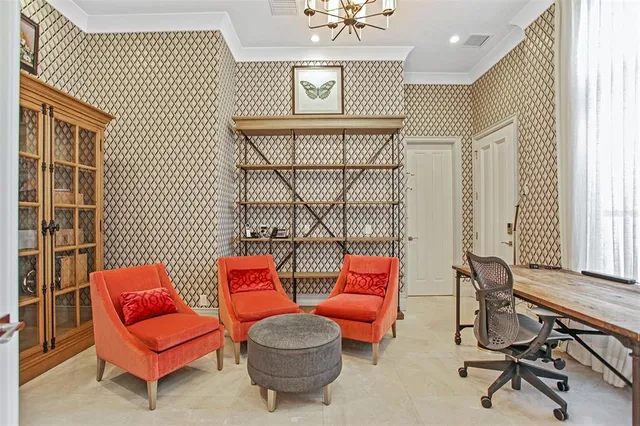 a spacious bathroom with a granite countertop sink a mirror and a shower