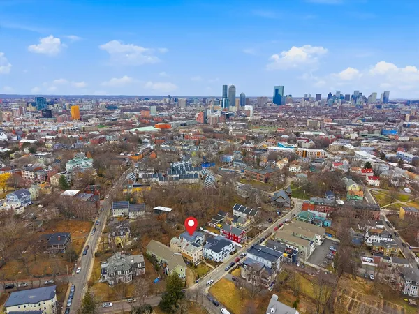 a city view with lot of high rise buildings