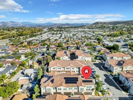 view of city and mountain