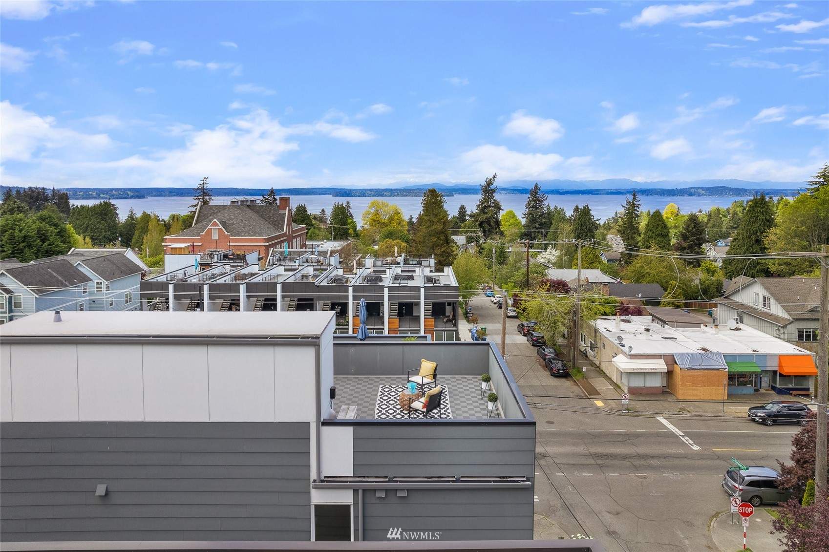 4207 Southwest Frontenac Street Seattle, WA 98136 - Photo 26 of 36 a view of a balcony with city view