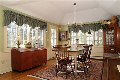7 Cove Circle Marion, MA 02738 - Photo 17 of 28 a view of a dining room with furniture window and wooden floor