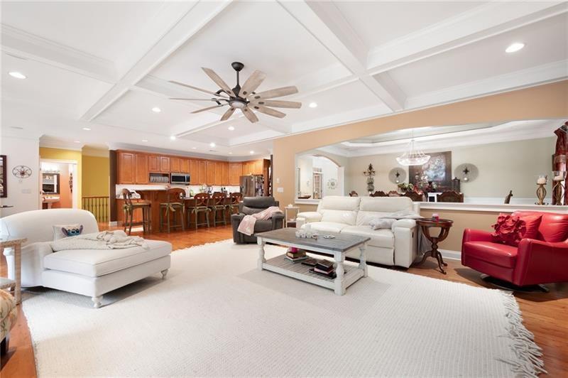 7131 Ridge Road Hiram, GA 30141 - Photo 21 of 63 a living room with furniture and view of kitchen
