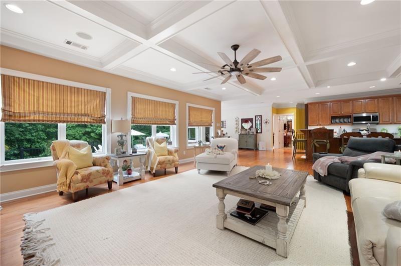 7131 Ridge Road Hiram, GA 30141 - Photo 22 of 63 a living room with furniture fireplace and a large window