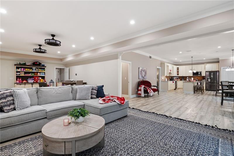 7131 Ridge Road Hiram, GA 30141 - Photo 38 of 63 a living room with furniture and kitchen view
