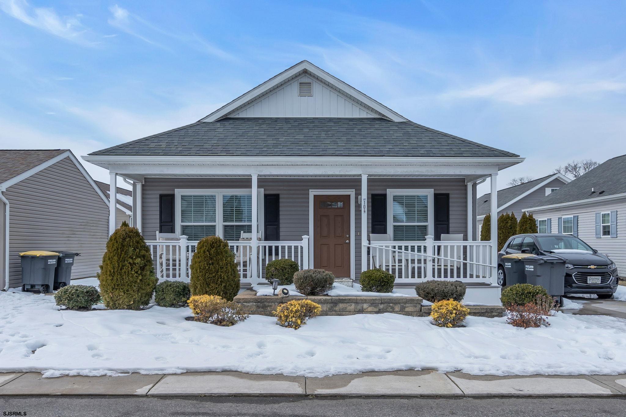 a view of a house with a patio