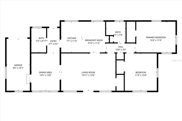 a picture of a floor plan