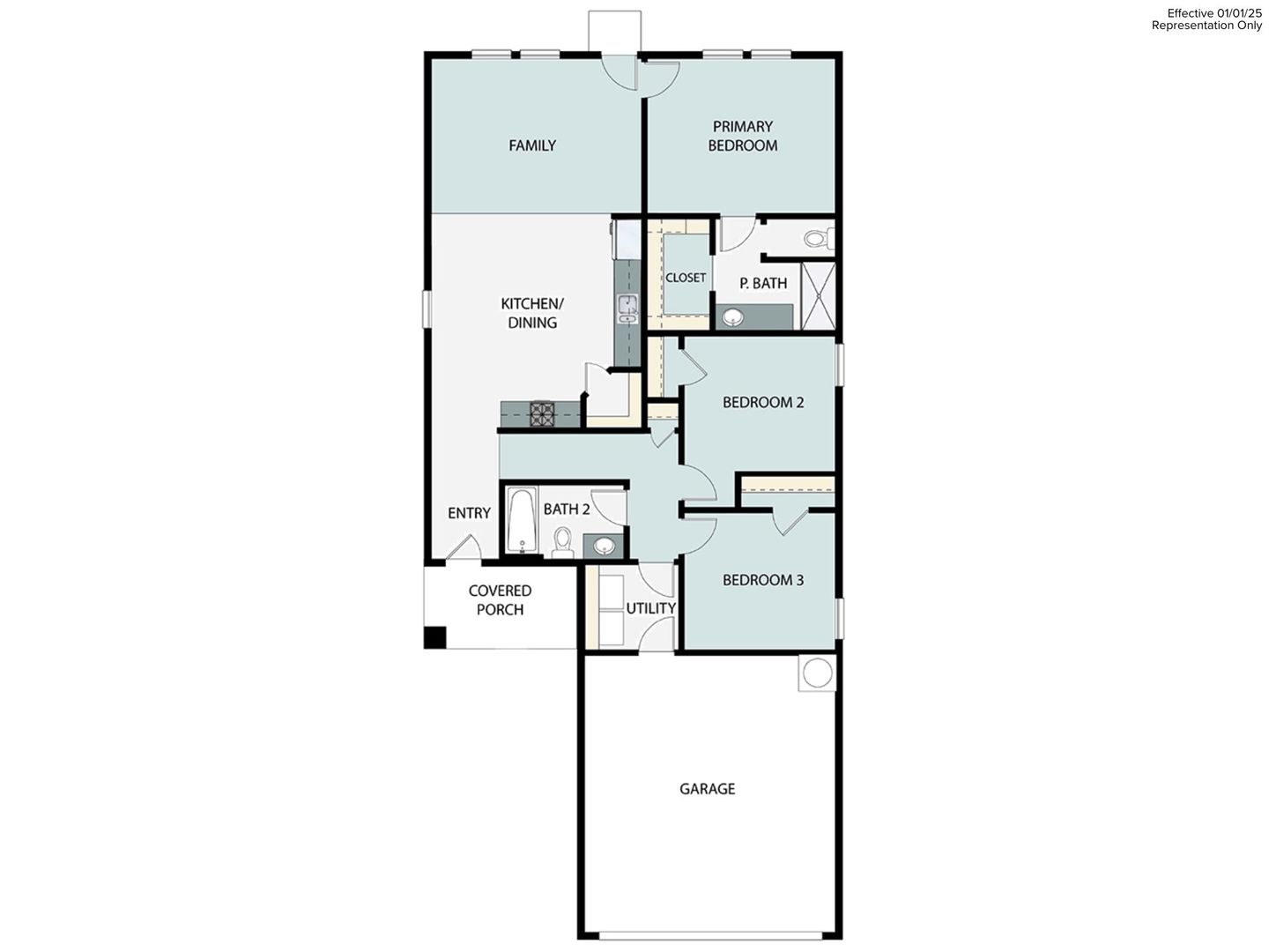 104 Summer Drive Elgin, TX 78621 - Photo 38 of 40 a picture of a floor plan