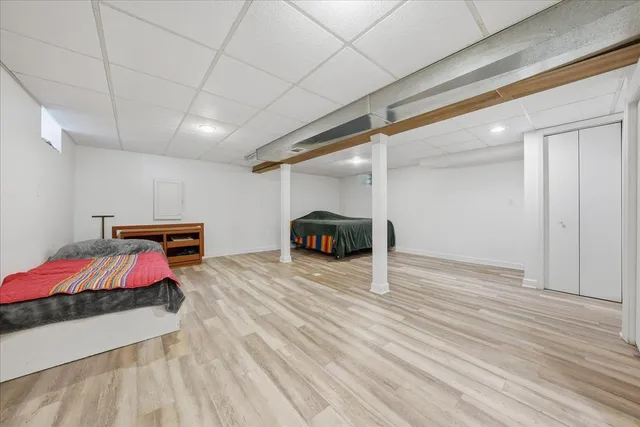 a room with storage and utility