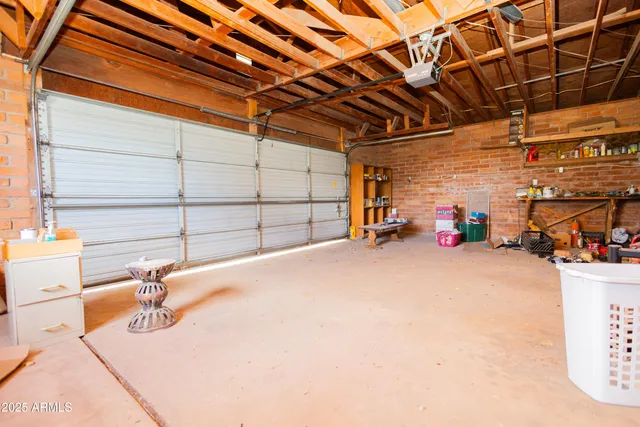 a view of storage and utility room