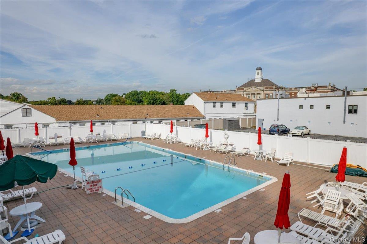 953 West Boston Post Road, Unit 3G Mamaroneck, NY 10543 - Photo 22 of 23 an aerial view of a house