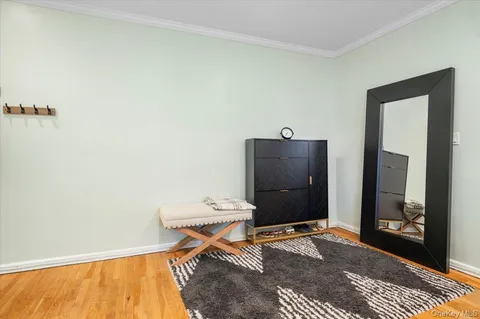 a room with a table and a chair