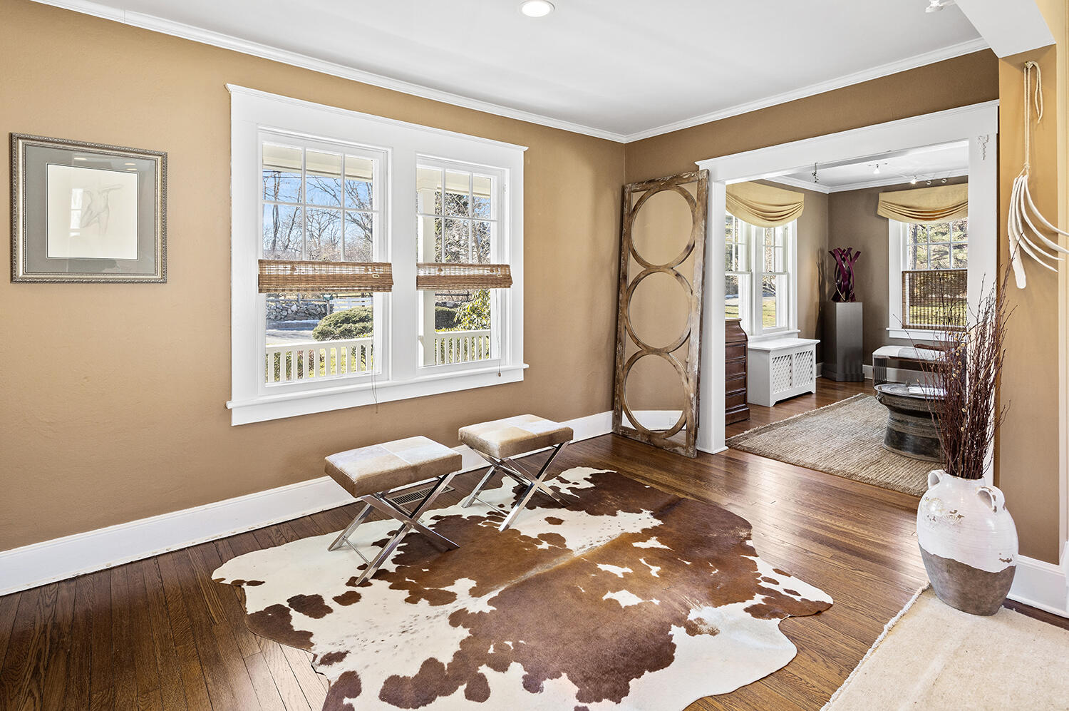 33 Old Farm Road Darien, CT 06820 - Photo 14 of 28 a living room with furniture and a window