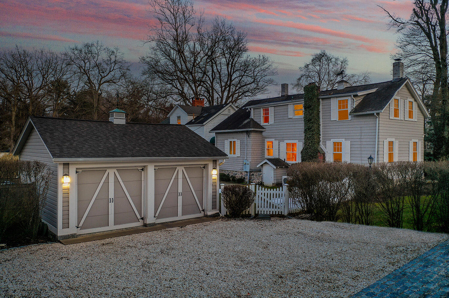 33 Old Farm Road Darien, CT 06820 - Photo 4 of 28 a front view of house with yard and trees in the background