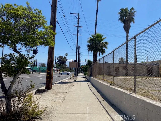 a view of balcony with a potted plant