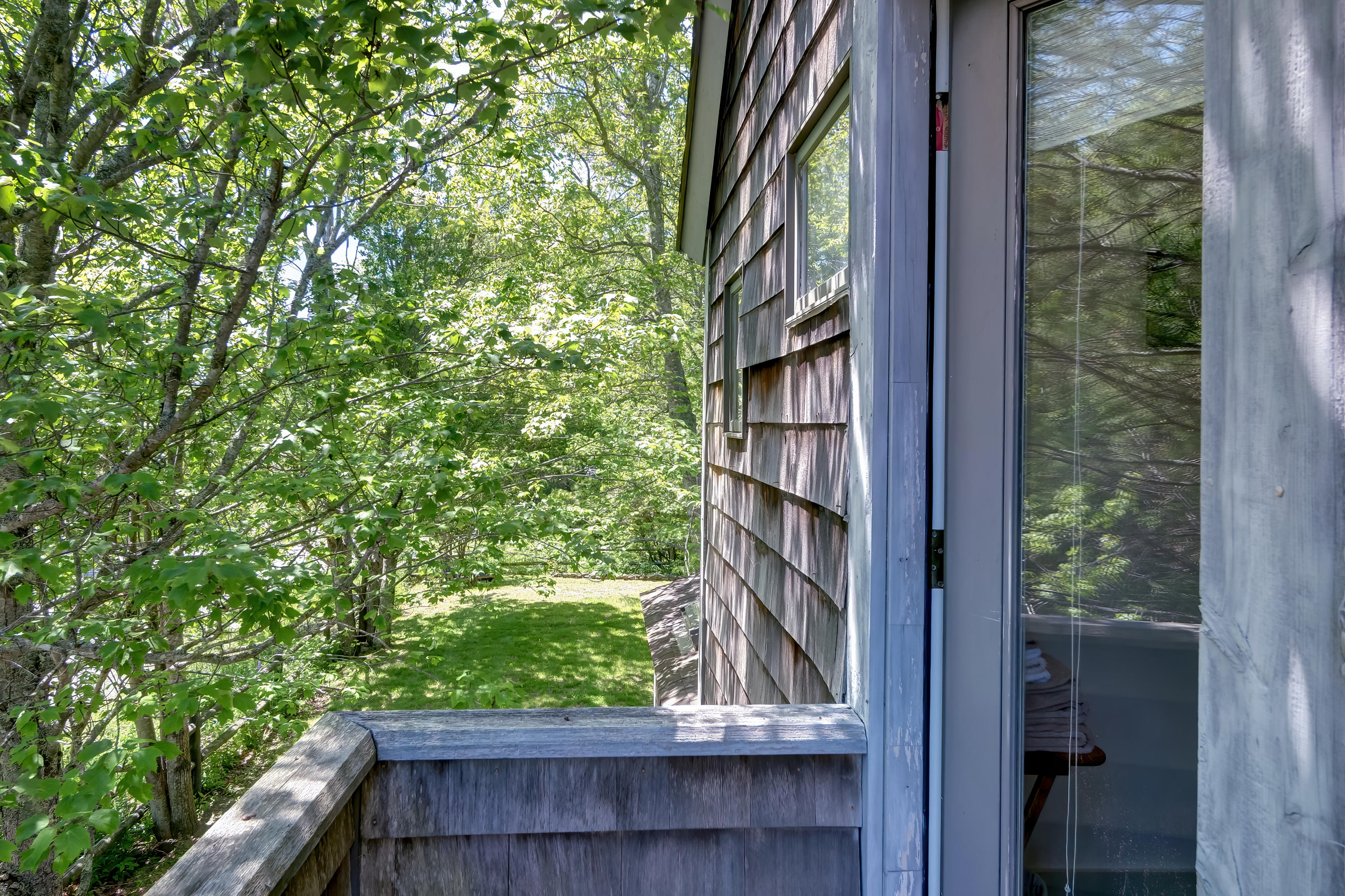 1 Lower Dunbar Road Mount Desert, ME 04675 - Photo 23 of 36 Balcony w/ Trees