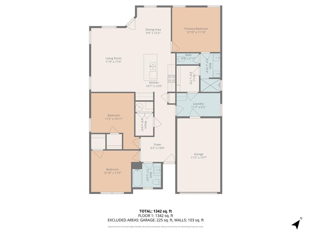 3400 Hilltop Road Granbury, TX 76048 - Photo 8 of 40 a picture of a floor plan