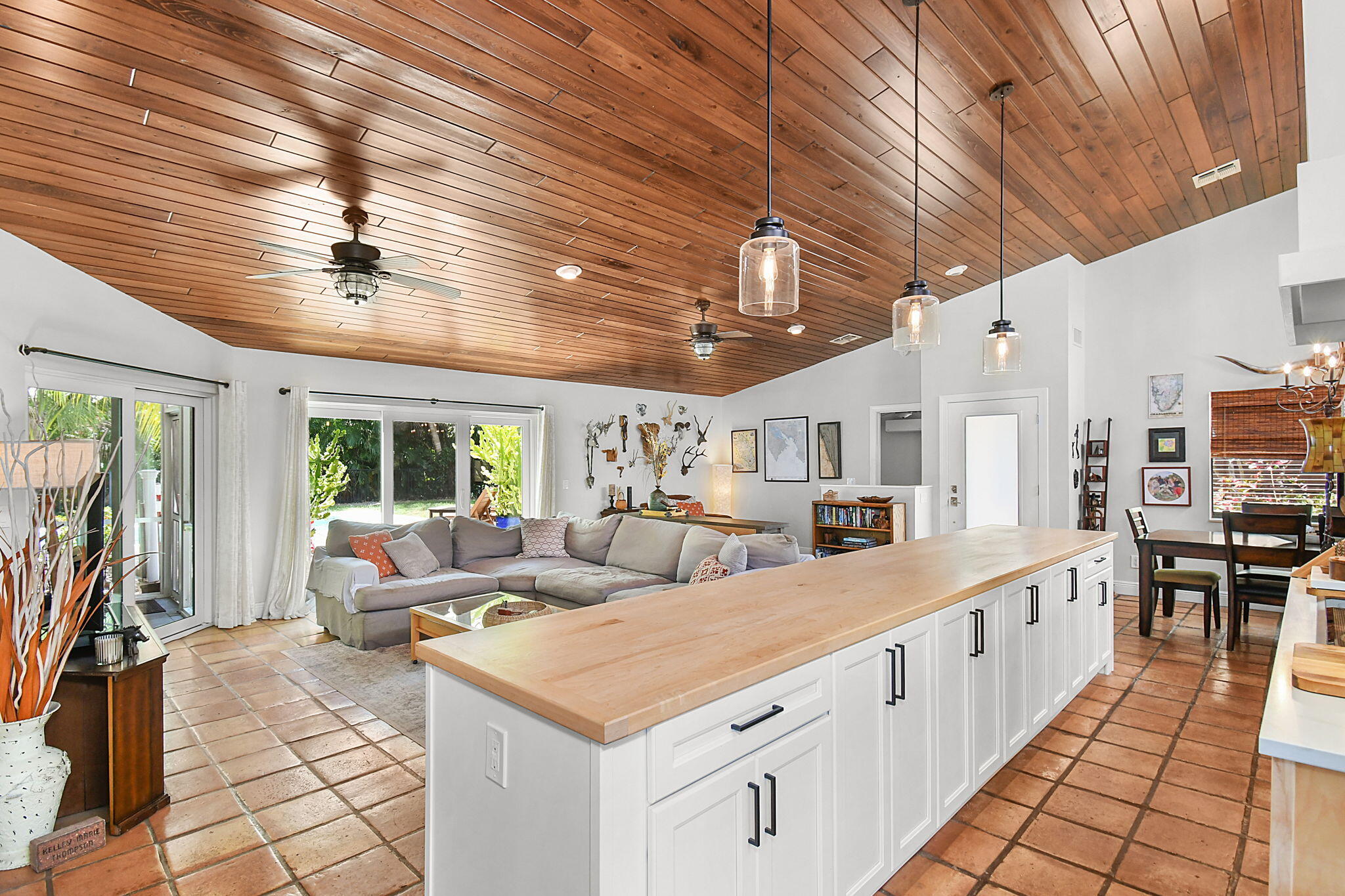 1 Riverview Drive Sewall's Point, FL 34996 - Photo 16 of 70 View from Kitchen to Living Room