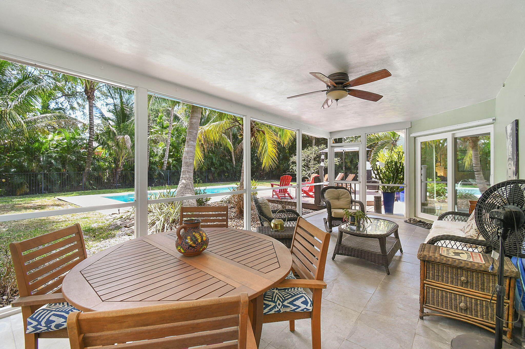 1 Riverview Drive Sewall's Point, FL 34996 - Photo 38 of 70 Screened and Covered Patio