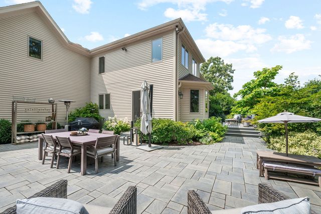 a outdoor space with furniture
