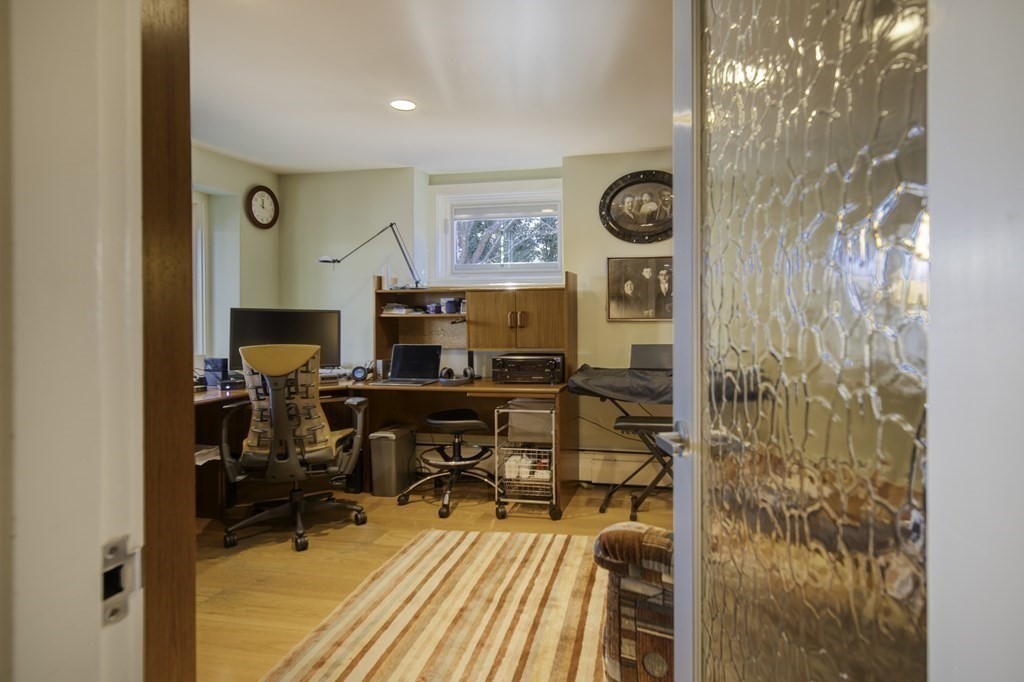 37 Beverly Road Arlington, MA 02474 - Photo 27 of 42 a view of a workspace with furniture and a window