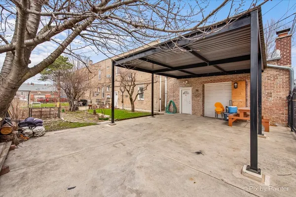 an aerial view of a city with lots of residential buildings