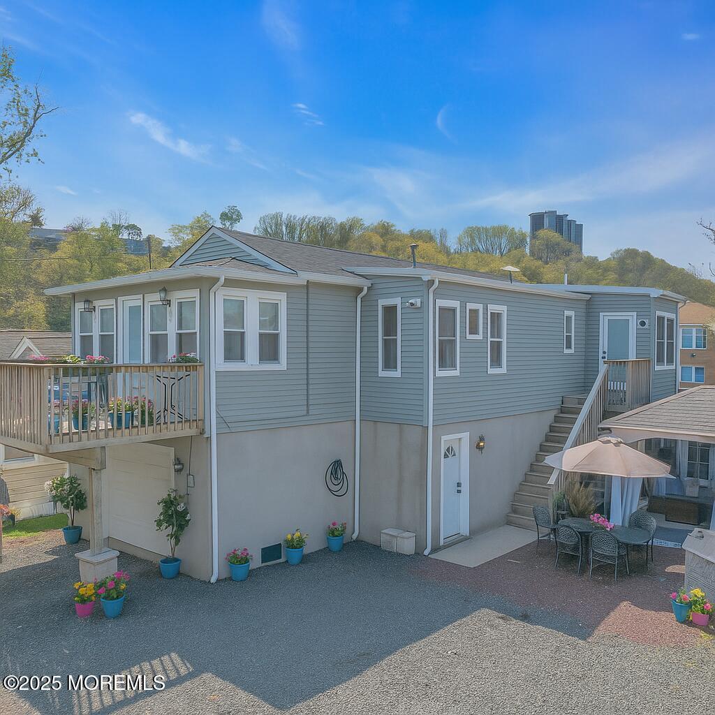 a view of city with tall buildings