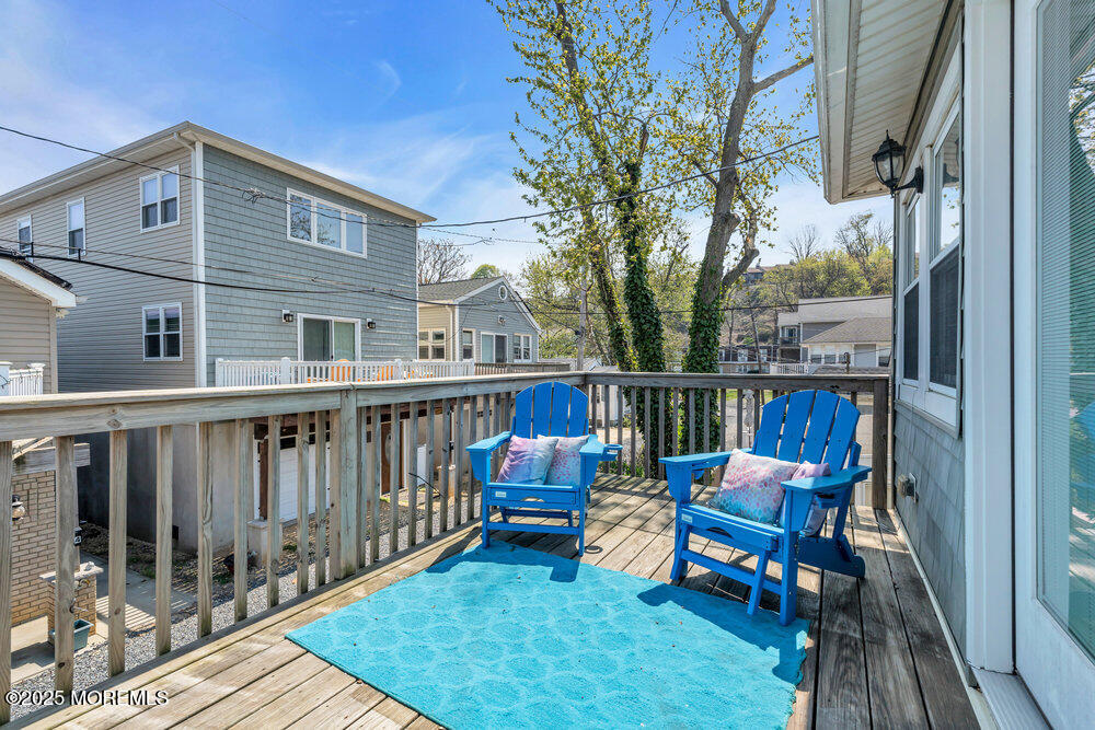 19 Gravelly Point Road Highlands, NJ 07732 - Photo 12 of 35 a view of a chairs on the deck