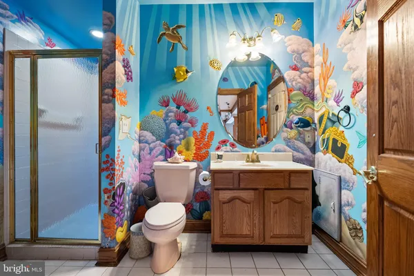 a bird view of a house