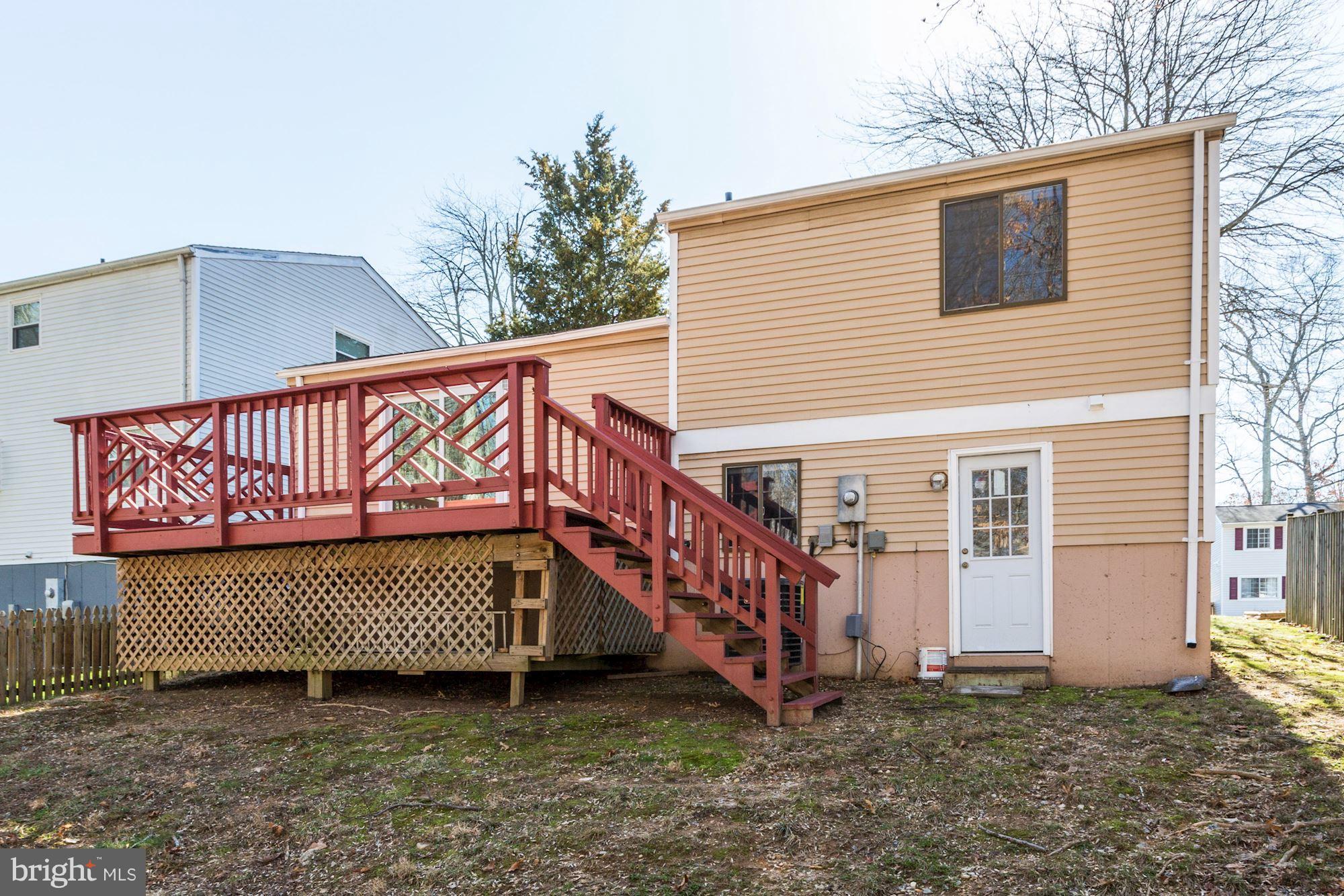8284 Raindrop Way Springfield, VA 22153 - Photo 3 of 30 View of the Deck in the back