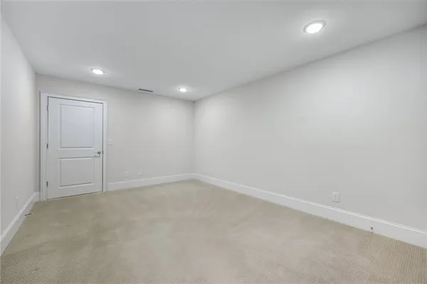 a view of an empty room