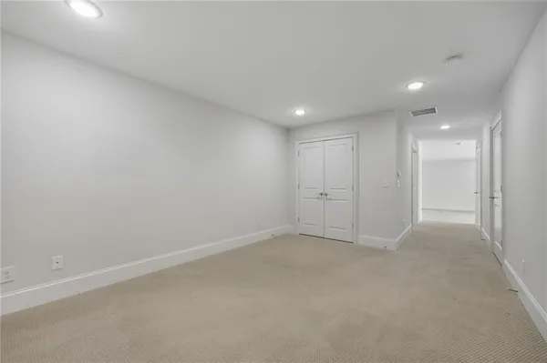 a view of an empty room