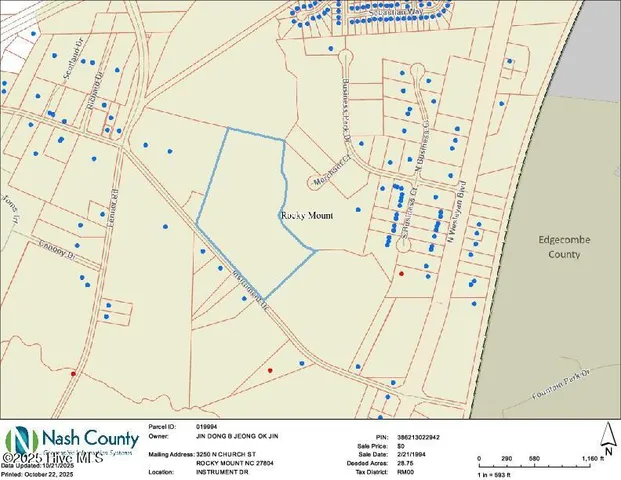 $460,000 | Tbd Instrument Drive, Rocky Mount, NC 27804