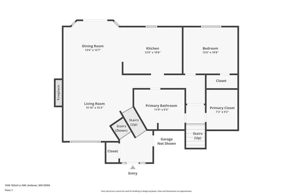 $335,900 | 1045 162nd Lane Northwest, Andover, MN 55304